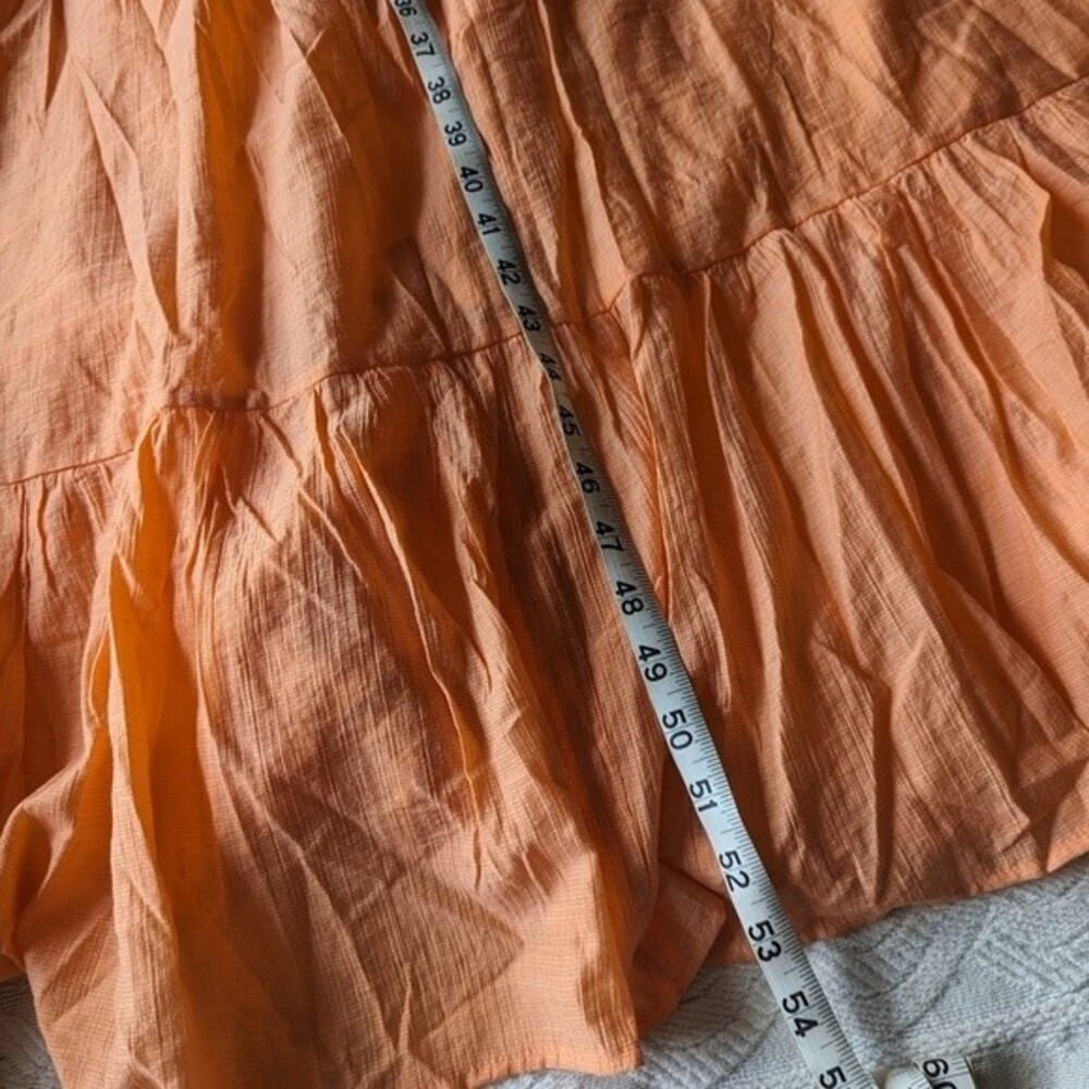 Mable Stella Orange Maxi A-Line Tie Back Dress - Picture 15 of 15